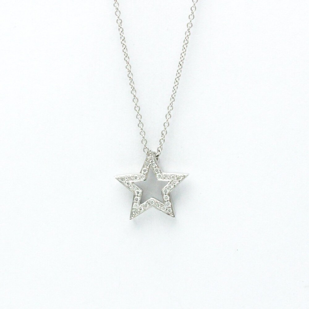 Tiffany Authentic Silver Diamond Necklace 2080$